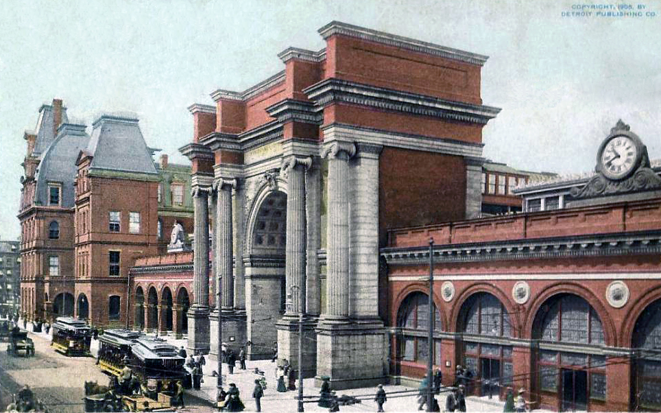 transpress nz the former North Union Station, Boston, 1905